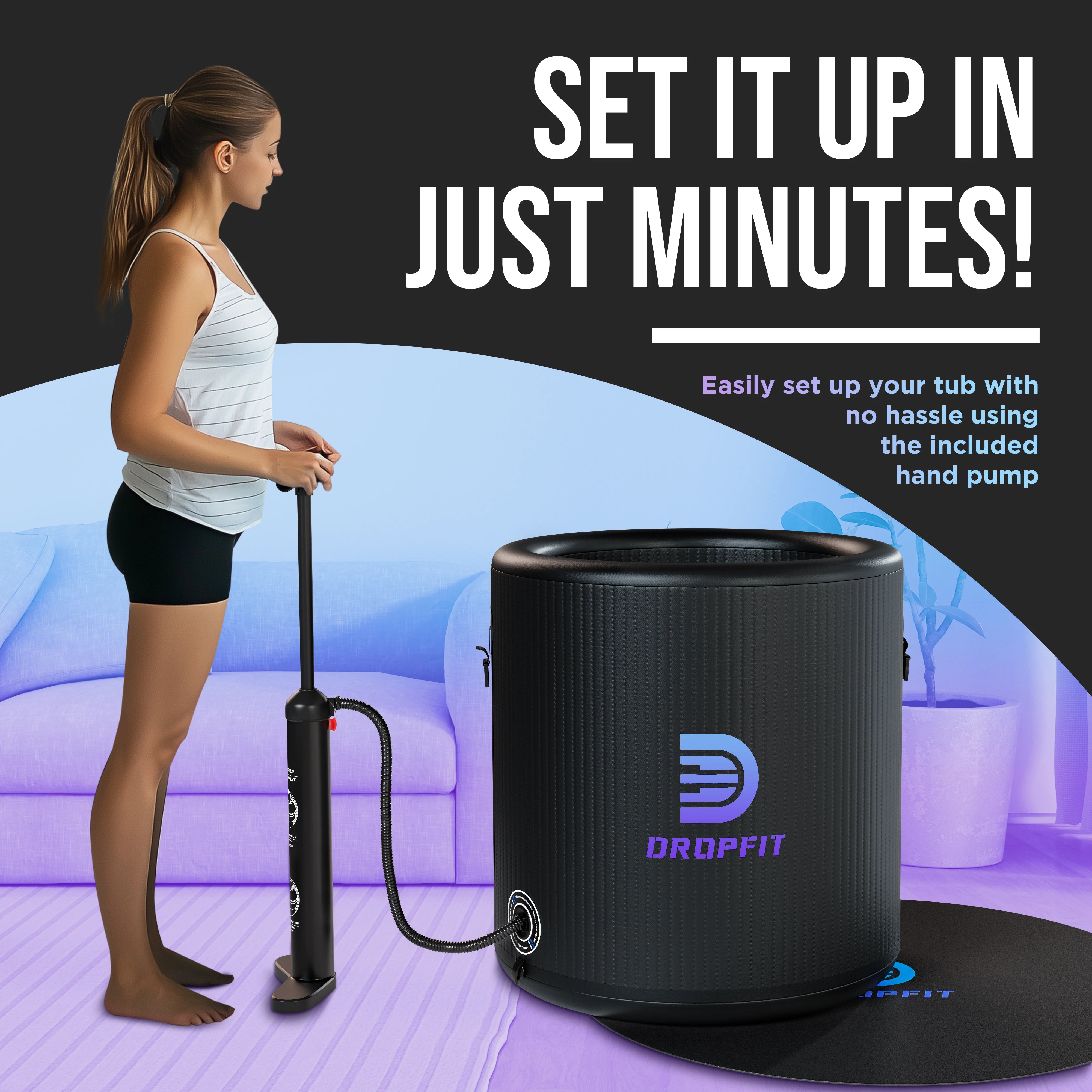 DROPFIT Cold Plunge Tub Kit