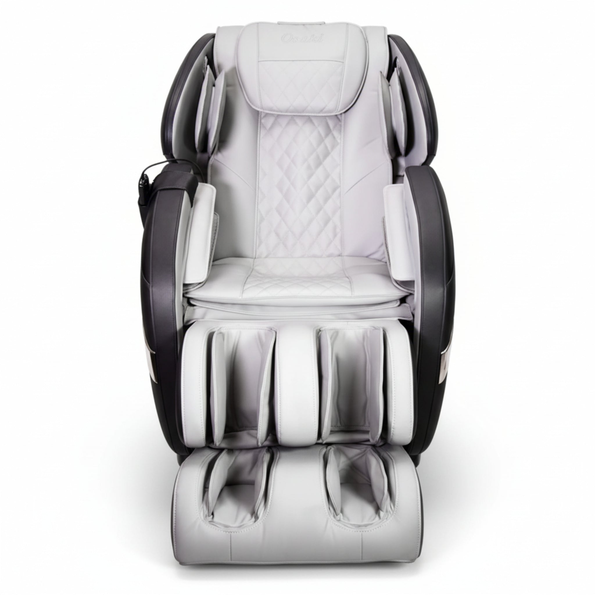 OS Champ Zero Gravity Full-Body Massage Chair - Cream/Taupe