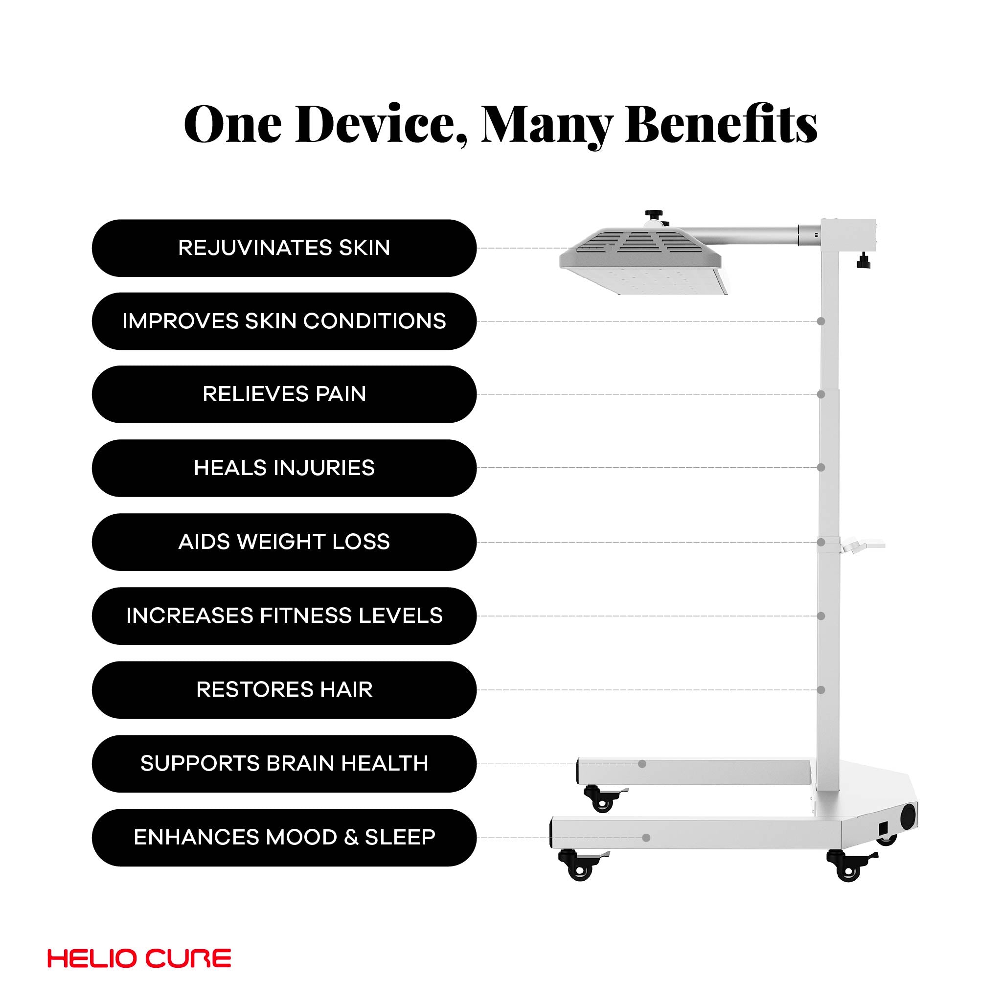 Helio Blaze Full-Body Red + Near-Infrared Panel