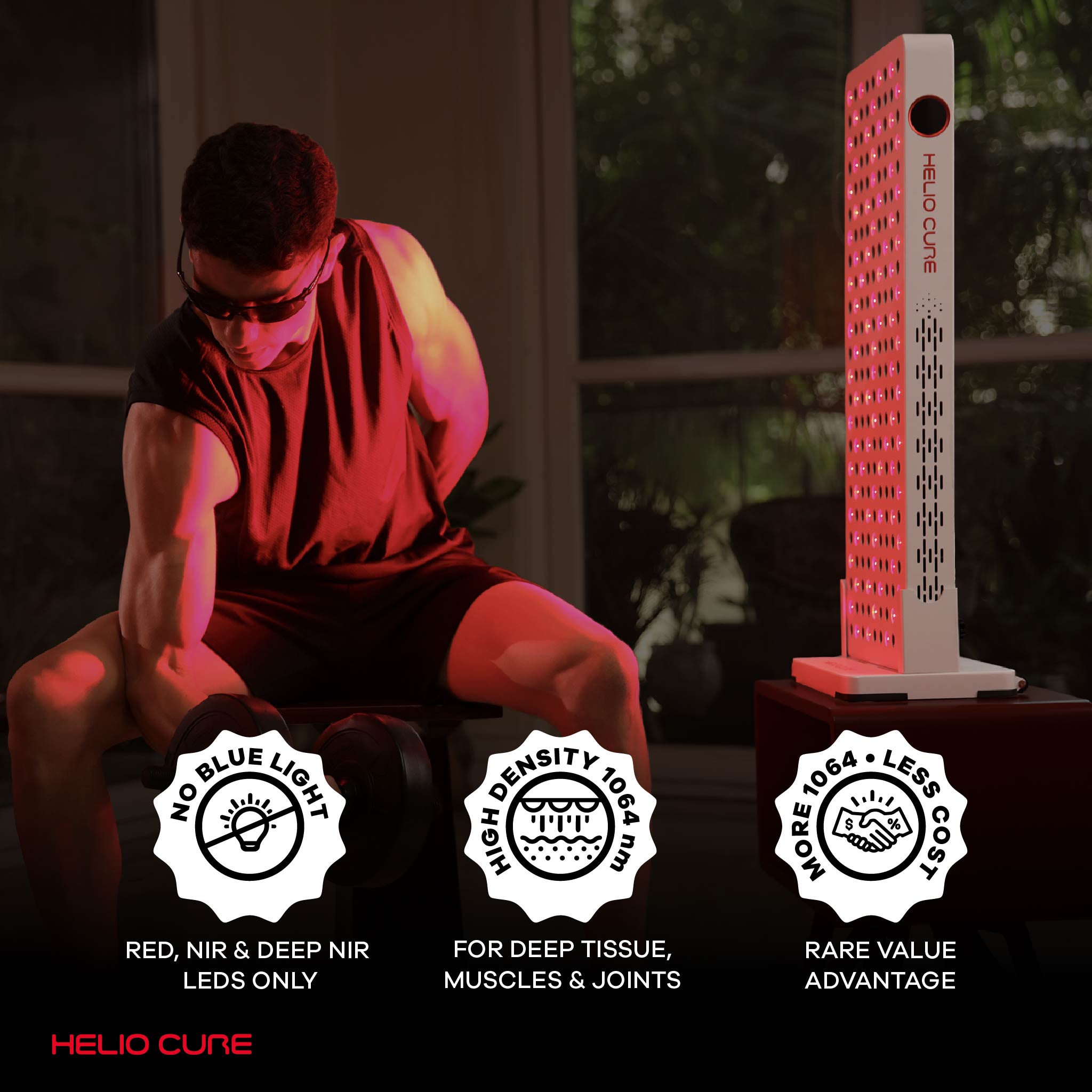 Helio Glow Red Light Therapy Panel