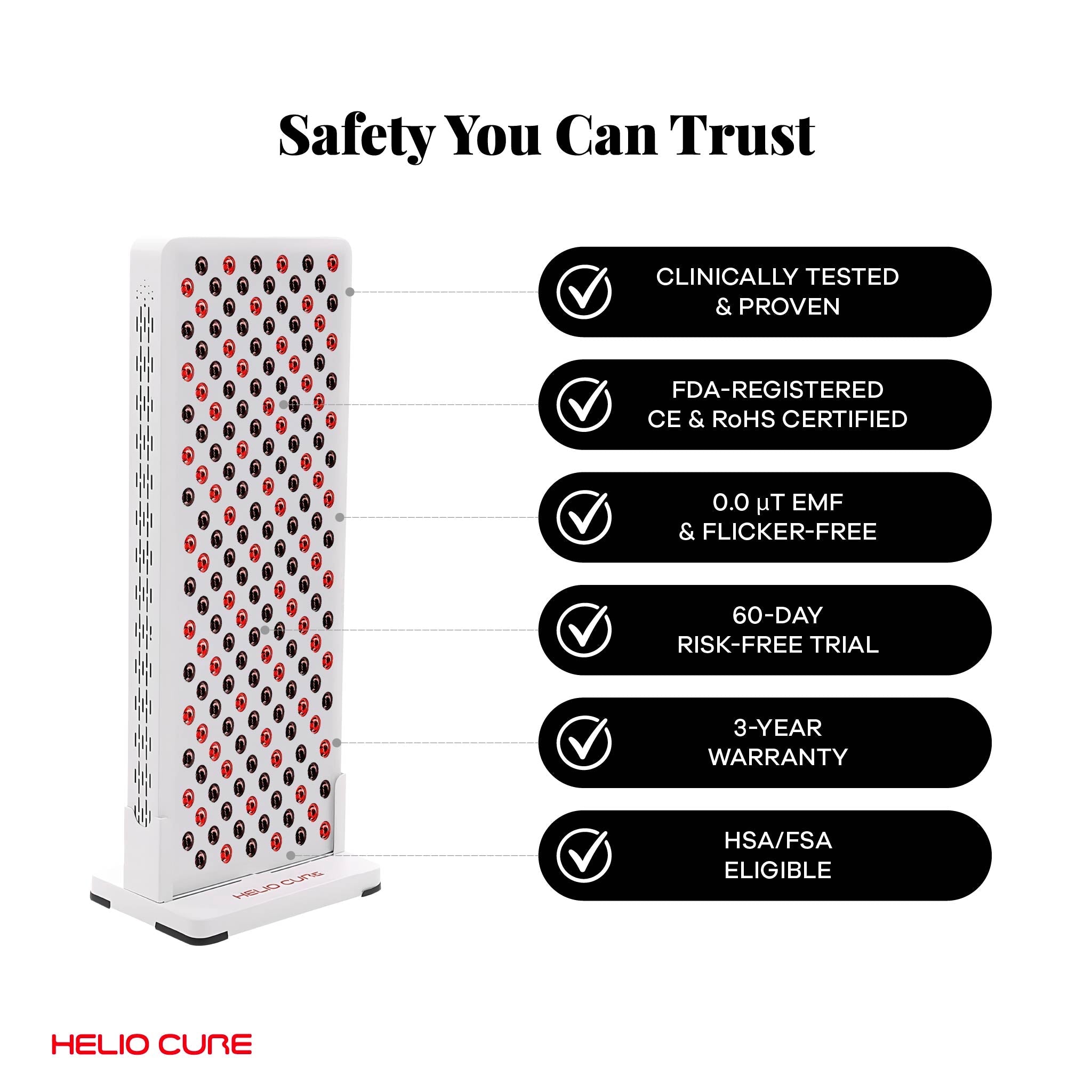 Helio Glow Red Light Therapy Panel