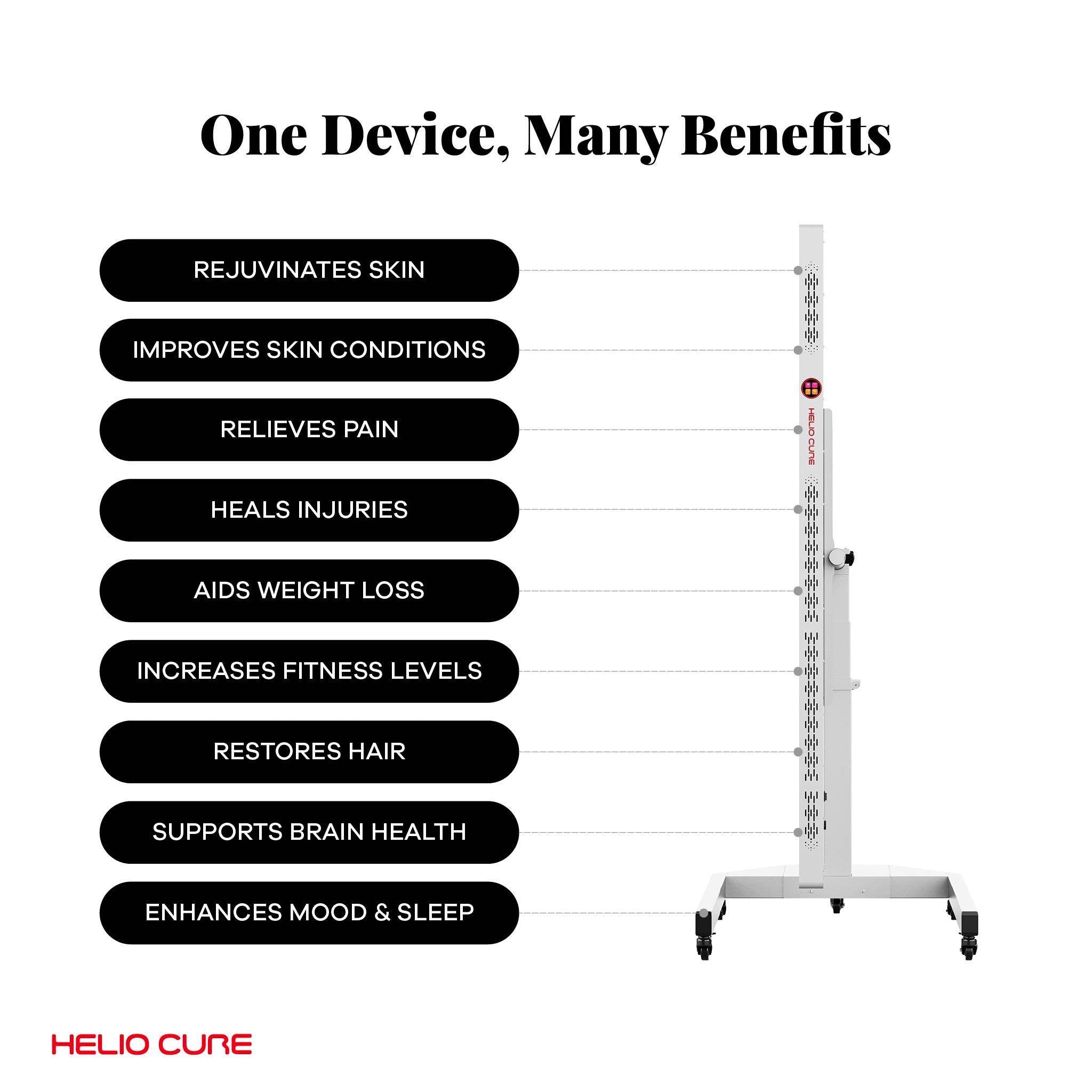 Helio Nova Full-Body Red + Near-Infrared Light System
