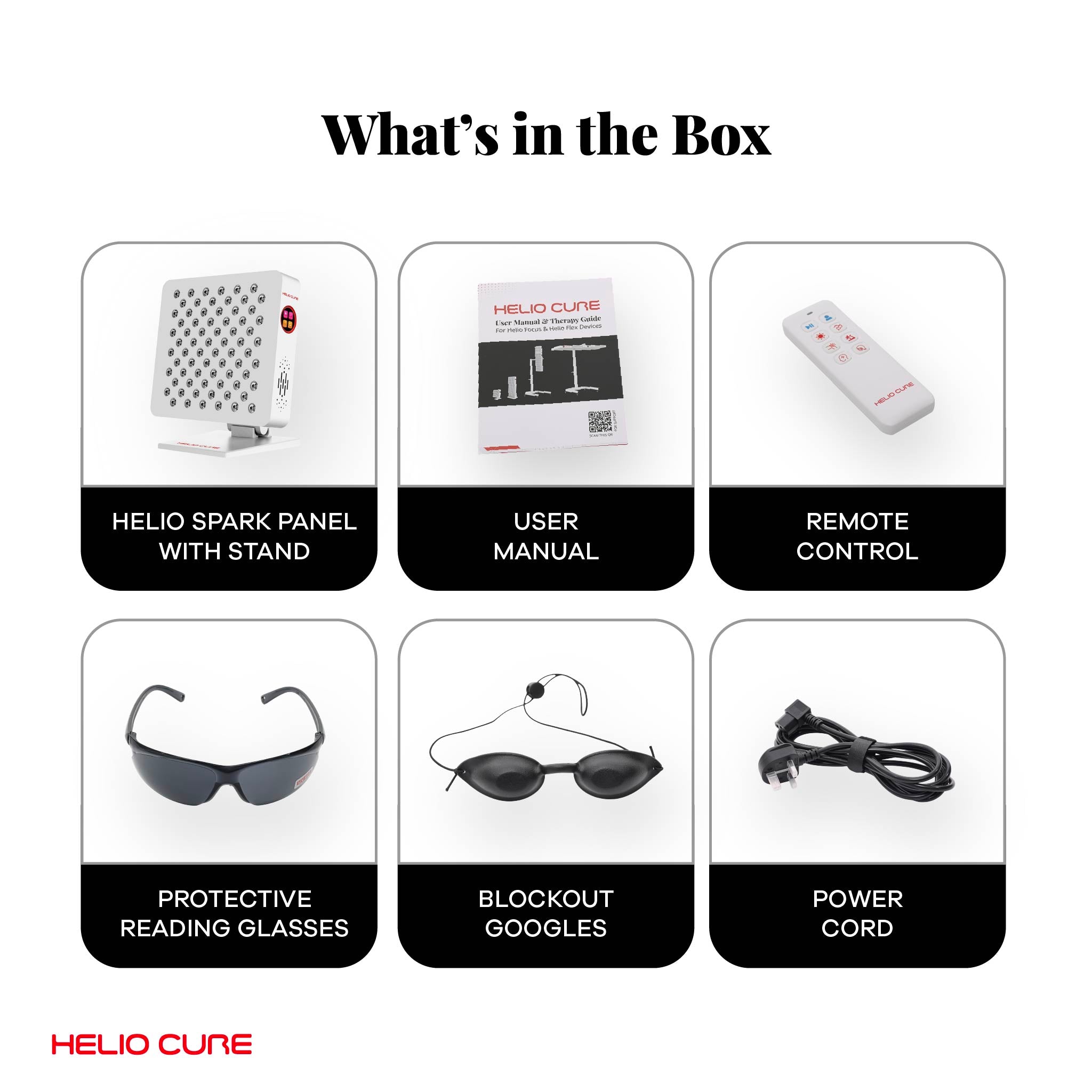 Helio Spark 6-Wavelength Red Light Therapy Panel