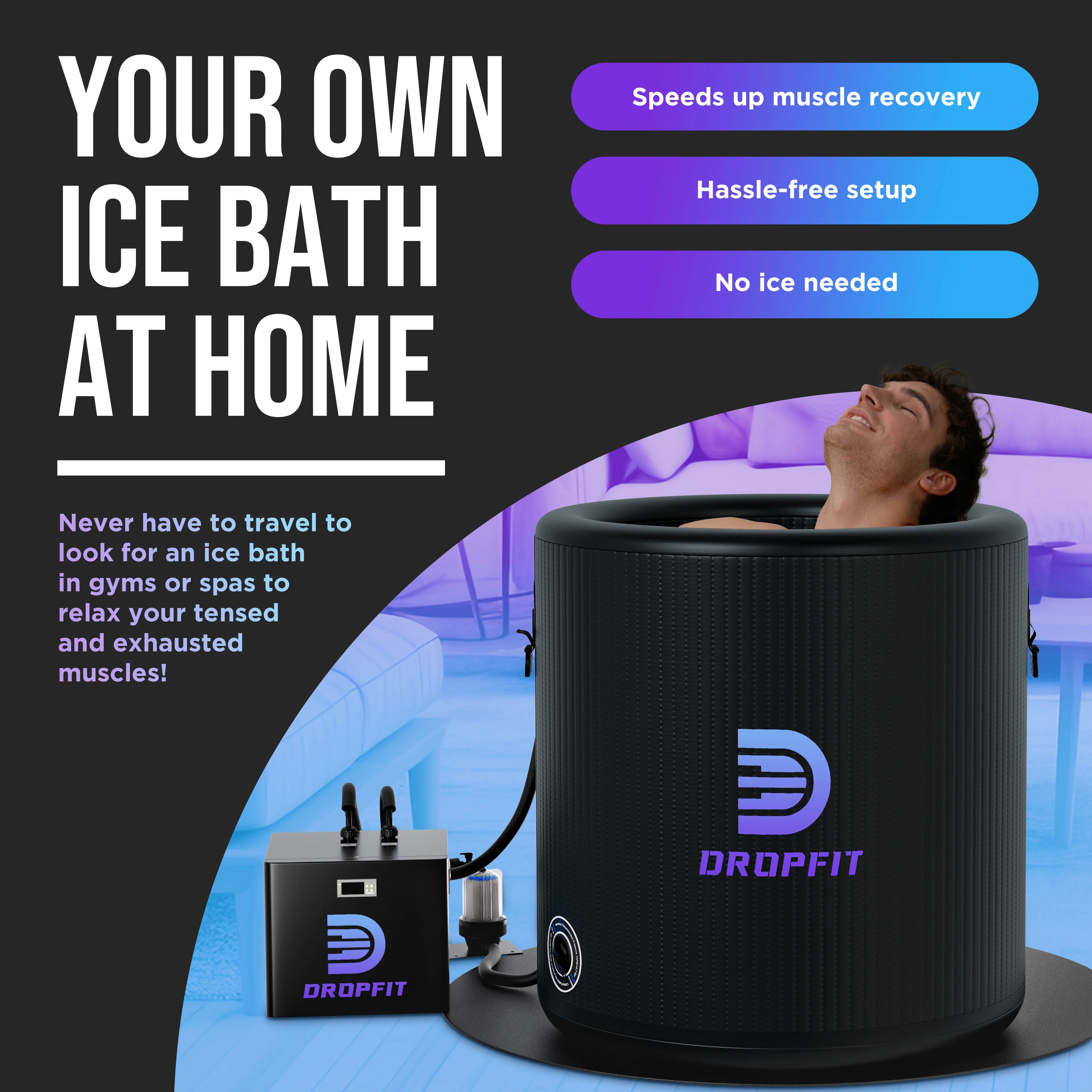 DROPFIT Cold Plunge Tub Kit