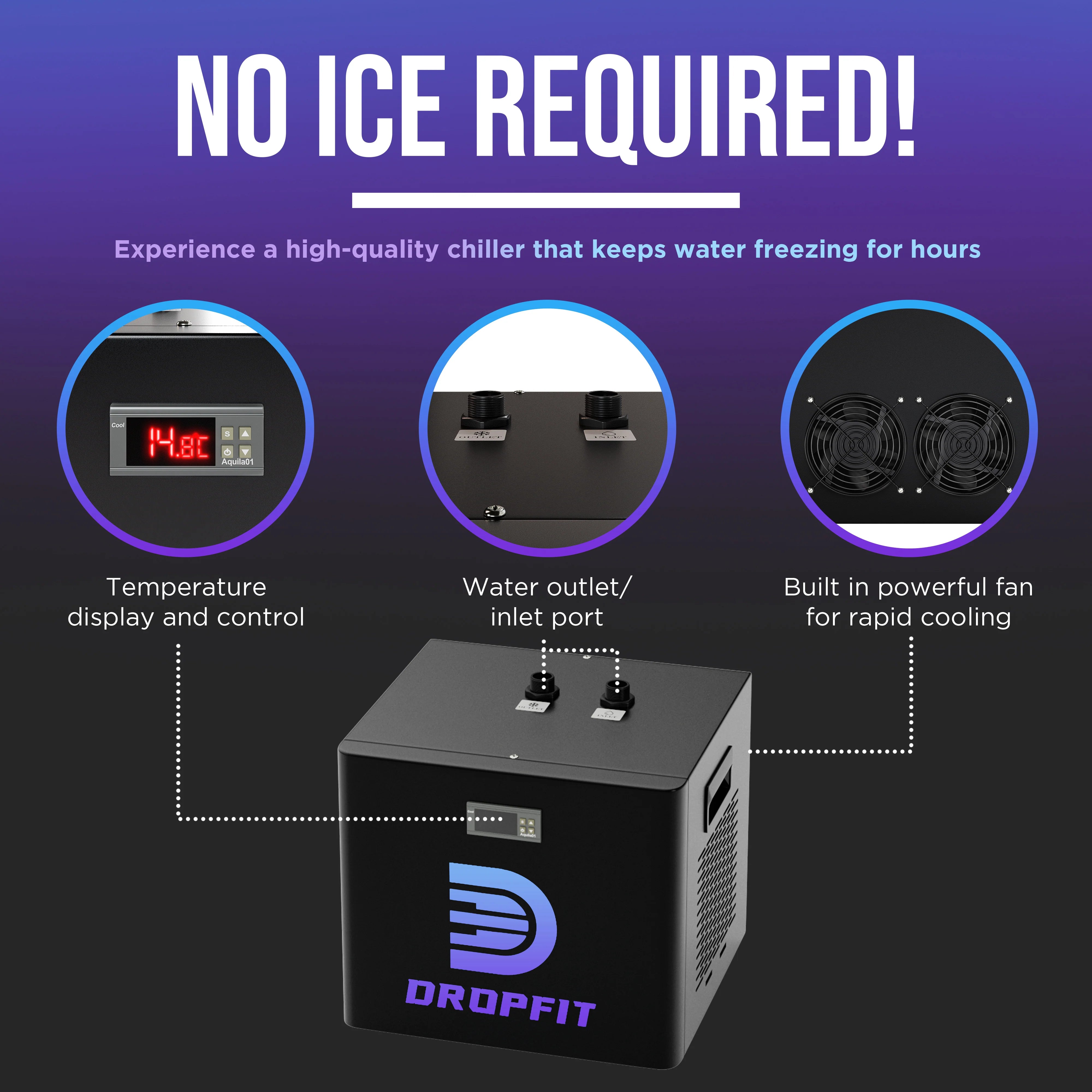 DROPFIT Cold Plunge Tub Kit