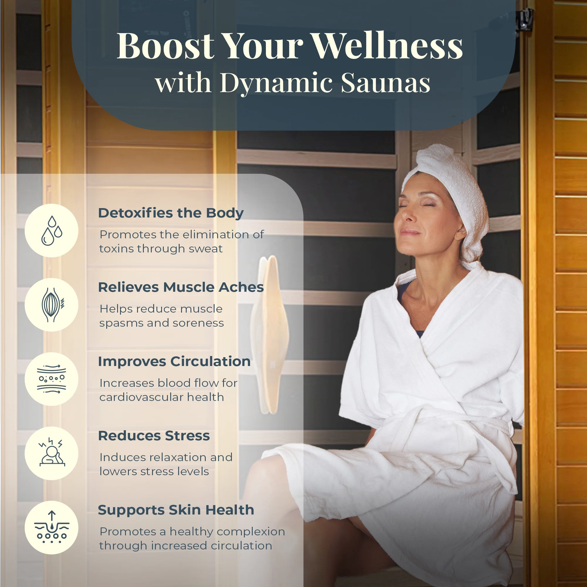 Andora 2-Person Low EMF Hemlock Infrared Sauna