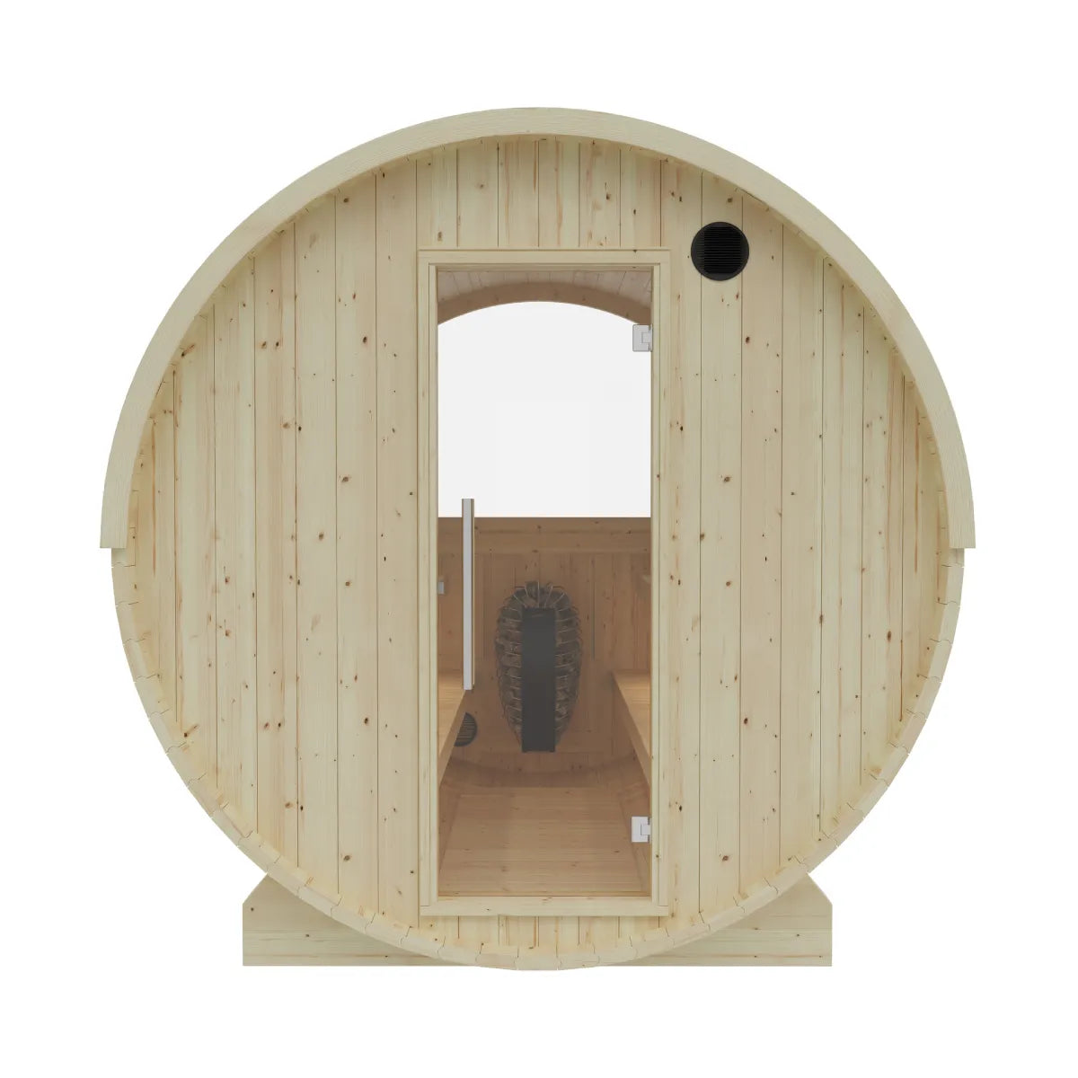 Vassa 6-Person Finnish Barrel Sauna with WiFi Heater