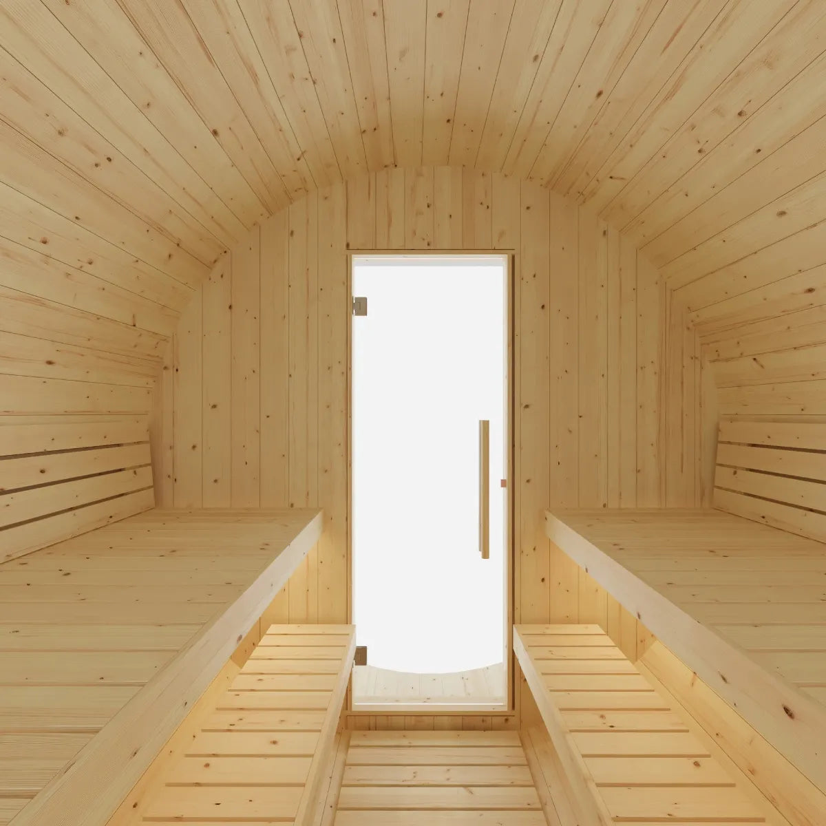 Vassa 6-Person Finnish Barrel Sauna with WiFi Heater