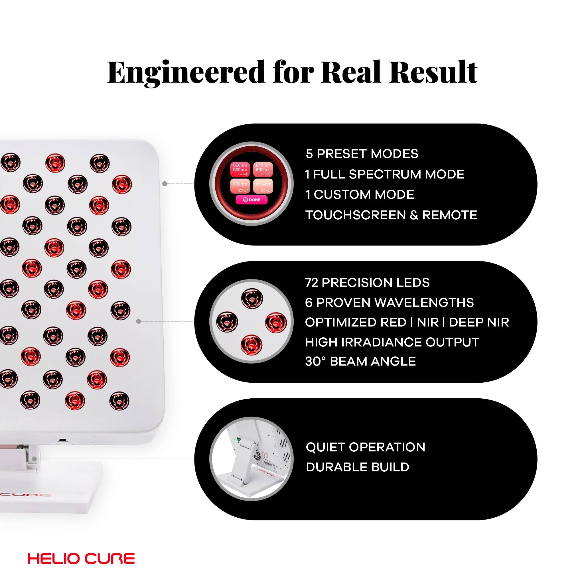 Helio Spark 6-Wavelength Red Light Therapy Panel